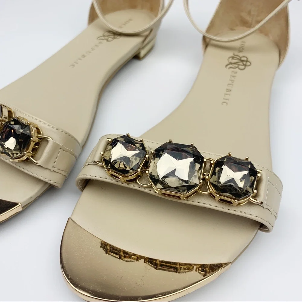 Rock&Republic Emeline Nude Ankle‎ Strap Sandal